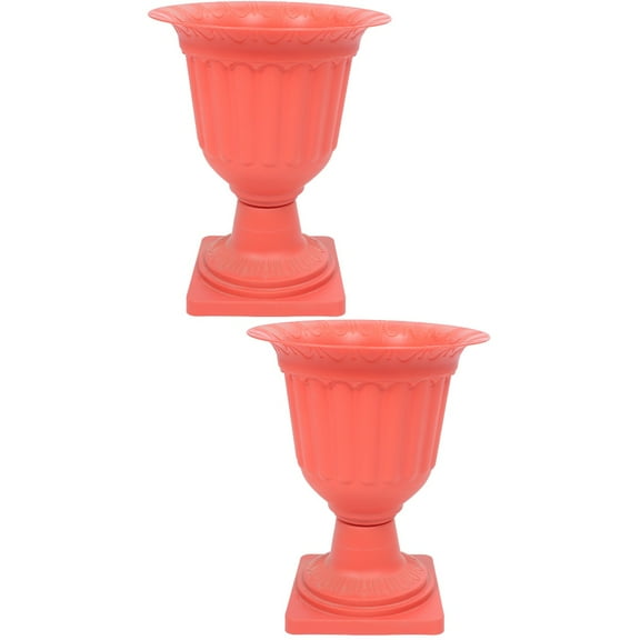 Hemoton 2pcs Wedding Flower Pot Plastic Flower Planting Pot Flower Container Flower Pot