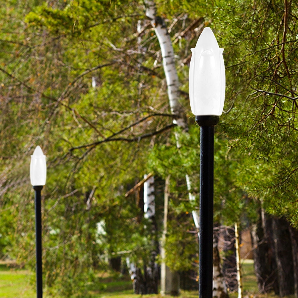 Hemoton 2pcs White Acrylic Replacement Lamp Shades for Outdoor Light  Fixtures Globe Bulb Covers for Garden Pathway - Walmart.com, image size:1002x1002