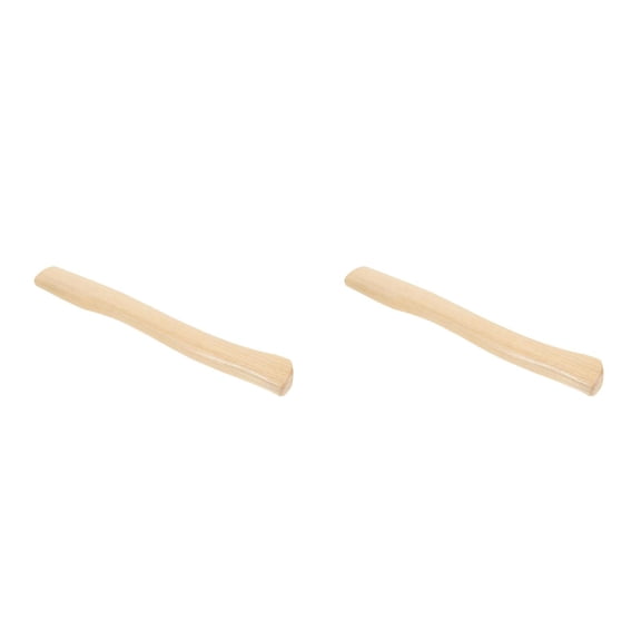 UPGRATOR Traditional Axe Handle Hardwood For Trimming And Splitting 2Pcs 15.0*2.0*0.8In