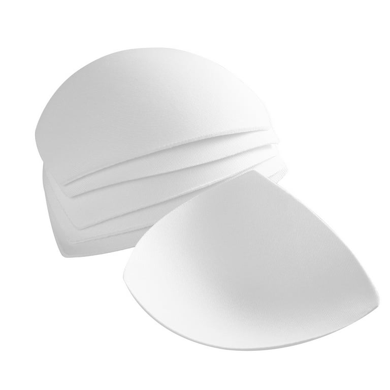 Hemoton 3 Pair Womens Removable Smart Cups Bra Inserts Pads For Swimwear  Sports (White) 