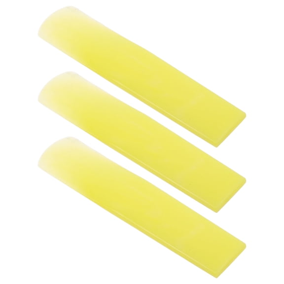 ORDDIART 3Pcs Portable Khaki Resin Tenor Saxophone Reeds Precision Tone for Musical Performance