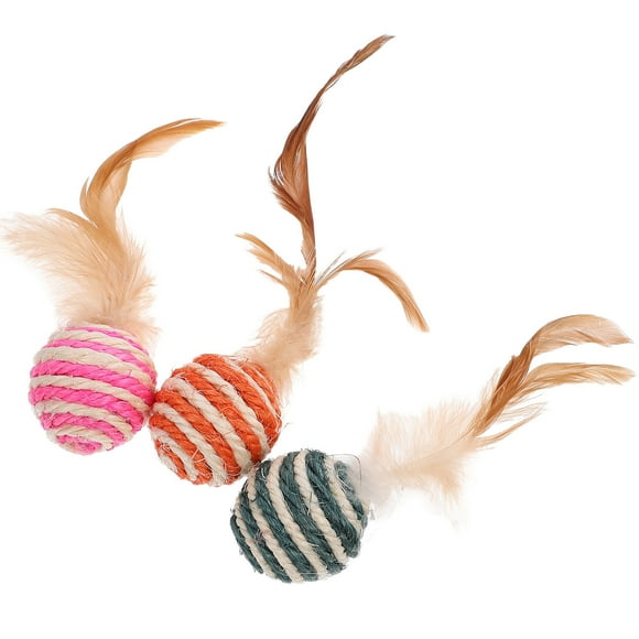 Hemoton 3 Pcs Kittens Sound Cat Toys Educational