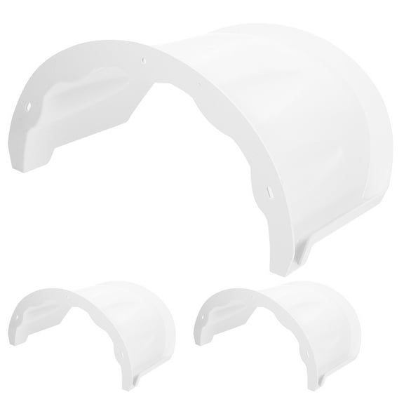 YOSADIER 3Pcs Plastic Camera Protection Cover White Sunshade for Harsh Weather Use