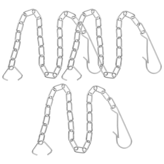 RENACLIPY Universal Toilet Flapper Chain, 3 Pieces Stainless Steel Replacement Parts for Toilet Repair