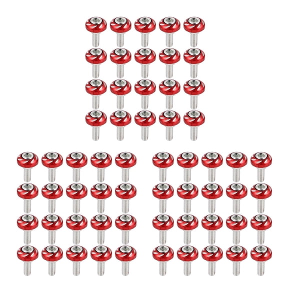 Hemoton 3 Pieces Motorbike Refitting Screw Decorative Screws Brake Red