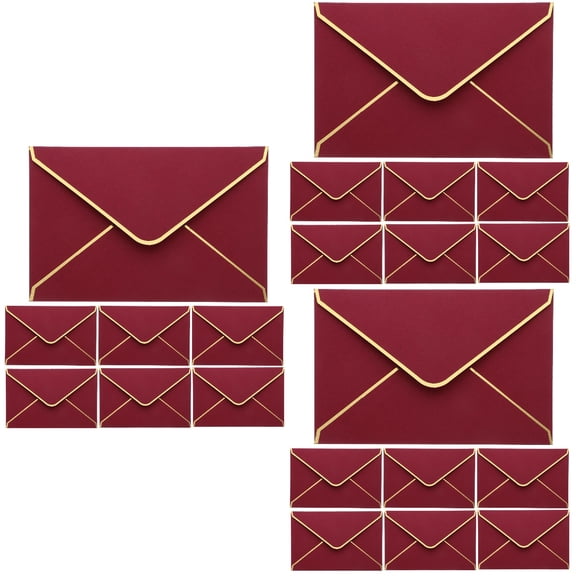 Hemoton 3 Pieces Raffle Tickets Delicate Wedding Envelopes
