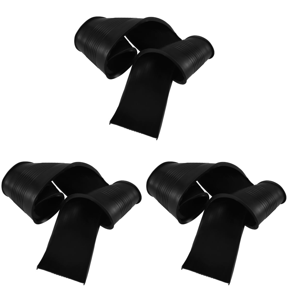 Hemoton 3 Rolls Garage Door Bottom Seal Weather Stripping for Draft on Garage Doors and