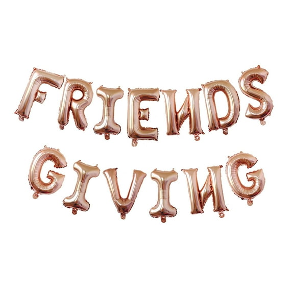 Hemoton 3 Sets  16in Aluminium Foil Balloons Creative FRIENDS GIVING Balloon Set