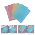 thumbnail image 1 of COOPHYA Punched Binder Dividers Plastic 3 Sets 7.9 5.8 In, 1 of 8