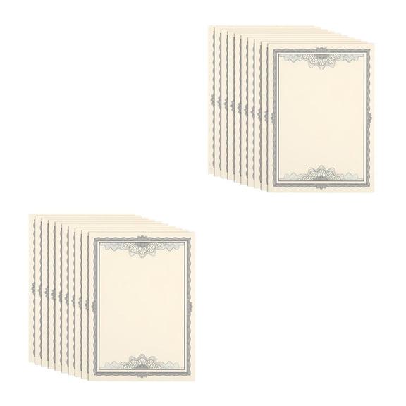 Hemoton 30 Sheets A4 Certificate Paper for Printing Academic Awards, Diplomas, Participation Certificates, and Blank Award Paper