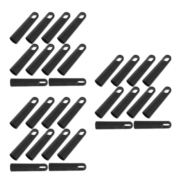 UPGRATOR 30-Pack Mop Handle End Caps Replacement Grips for Broom Rods, Clothesline Sticks, Tube Tails, and Hangers