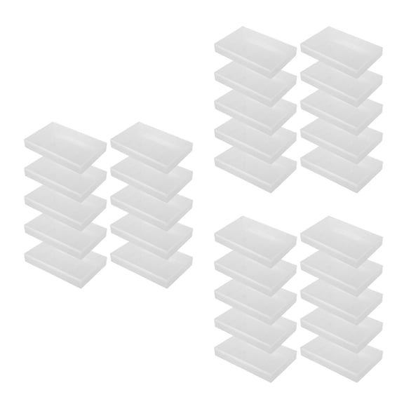 Hemoton 30-Pack Clear Plastic Cassette Tape Organizer Box, Protective Storage Case for Music Cassette Collection Display and Safe Keeping