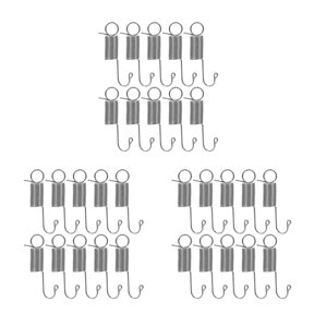 SOPOTUTU Stainless Steel Spring Hooks for Multifunctional Display Use with Galvanized Coating