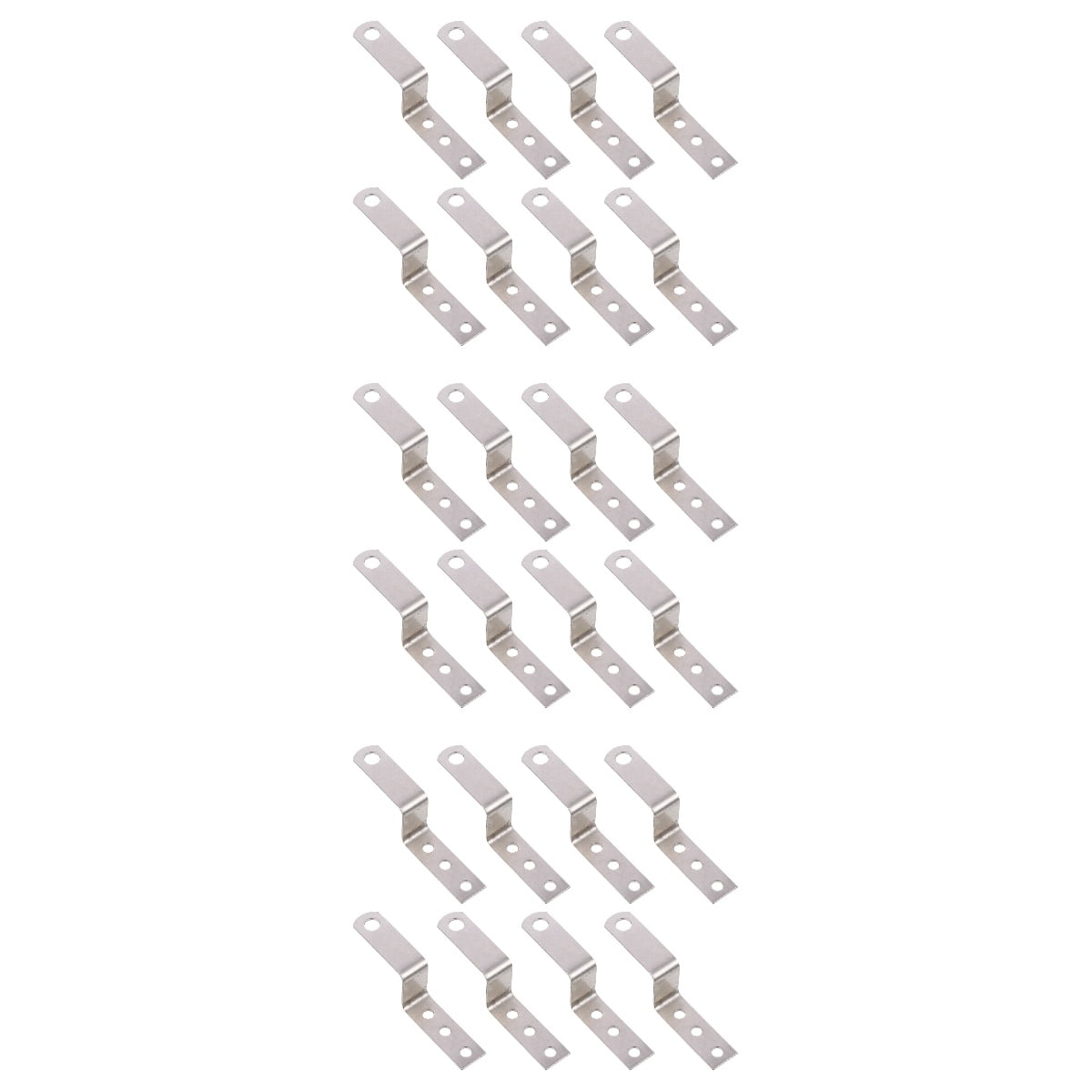 Hemoton 30 pcs Picture Hanging Kit Clip Rail Bracket Hanger Lock with 30pcs Screws