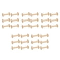 thumbnail image 1 of Hemoton 30 pcs  Unfinished Wooden Spools for Sewing and Crafts Empty Wood Spools Sewing Thread Ribbon Holder Thread Spools for Embroidery and Ribbon, 1 of 8