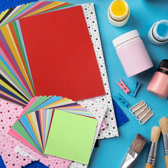 Hemoton 300 Pcs Colored Construction Paper Kraft Origami Child Pupils