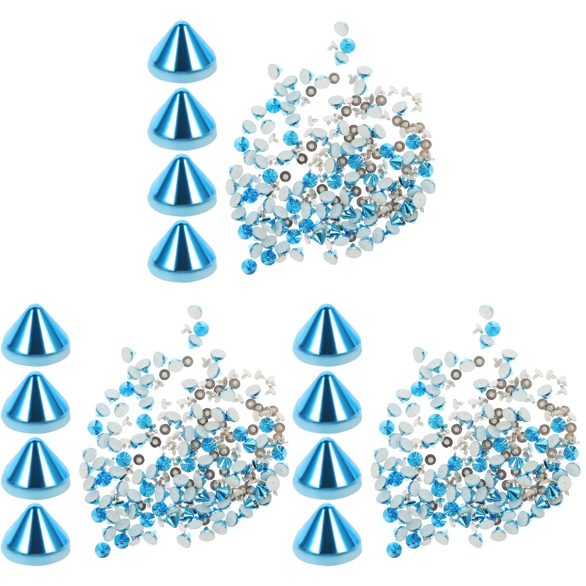 Hemoton 300 Pcs Crafting Studs Plastic Craft Rivets Crafting Rivet ...