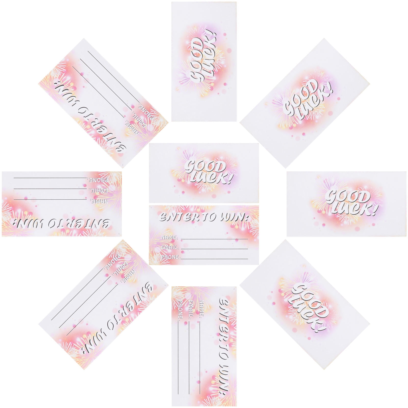 Two Color Raffle Tickets YOSADIER 300Pcs Multi Color Raffle Tickets with Info Fields for Raffles ...