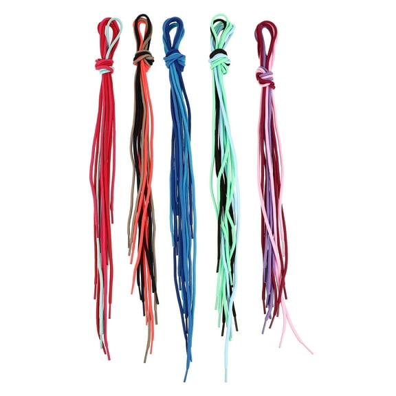 Hemoton 30PCS Replacement Round Shoelaces Colorful Shoes Laces Strings for Sports Shoes Sneakers Skates (1m)
