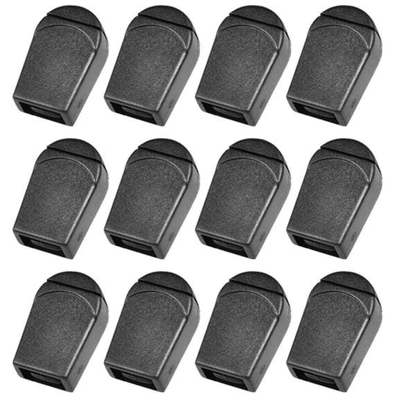 RENACLIPY 30Pcs Drawstring Buckle Plastic Band Buckle Black for Storage Bag Management