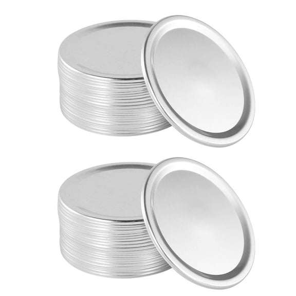 Hytrove Sturdy Metal Canning Lids Tinplate Material for Fresh Food Storage 30Pcs