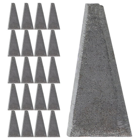 Hemoton 30pcs Triangle Wedges Small Wooden And Metal Wedges Wooden Handle Wedges For Hammer And Axe Handles For Tree Felling And Farm Tools