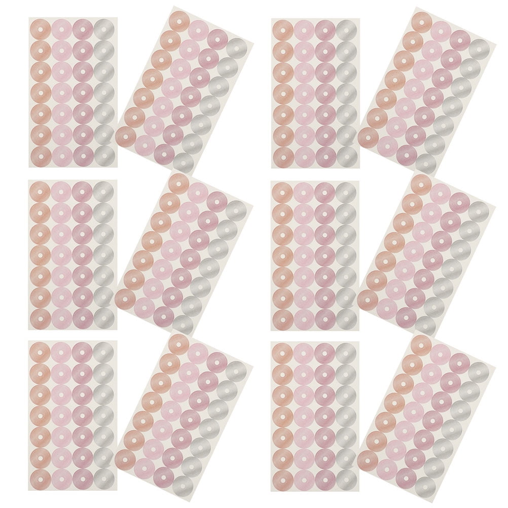 Hemoton 32 Sheets Hole Reinforcement Stickers Binder Paper Hole Ring ...