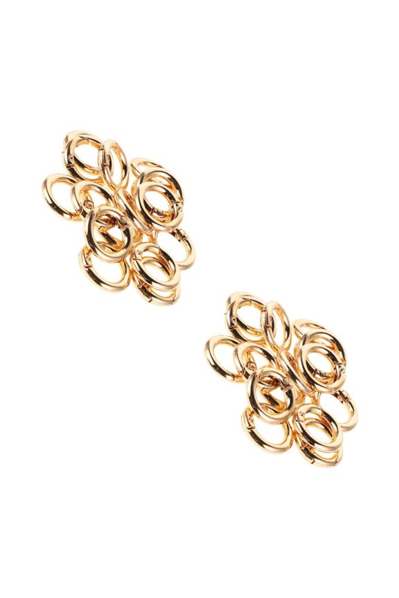 32 pcs  Round Carabiner Clips Key Ring Clips Keychain Ring Buckles Metal Keychain Rings Sturdy Carabiner Clip for Keys Buckle Bags Purses Keychain Accessories