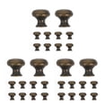 thumbnail image 1 of Hemoton 36 pcs  Retro Zinc Alloy Cabinet Knobs Single Hole Furniture Handles Accessory For Kitchen Cabinets Bedroom Dressers And More Home Decor Needs, 1 of 8