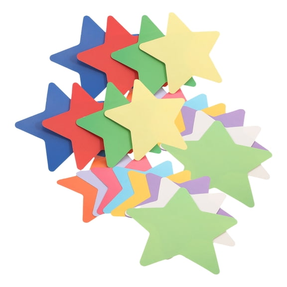 RENACLIPY 360 Pcs Assorted Color Paper Star Decorations for Bulletin Board and Classroom Decor