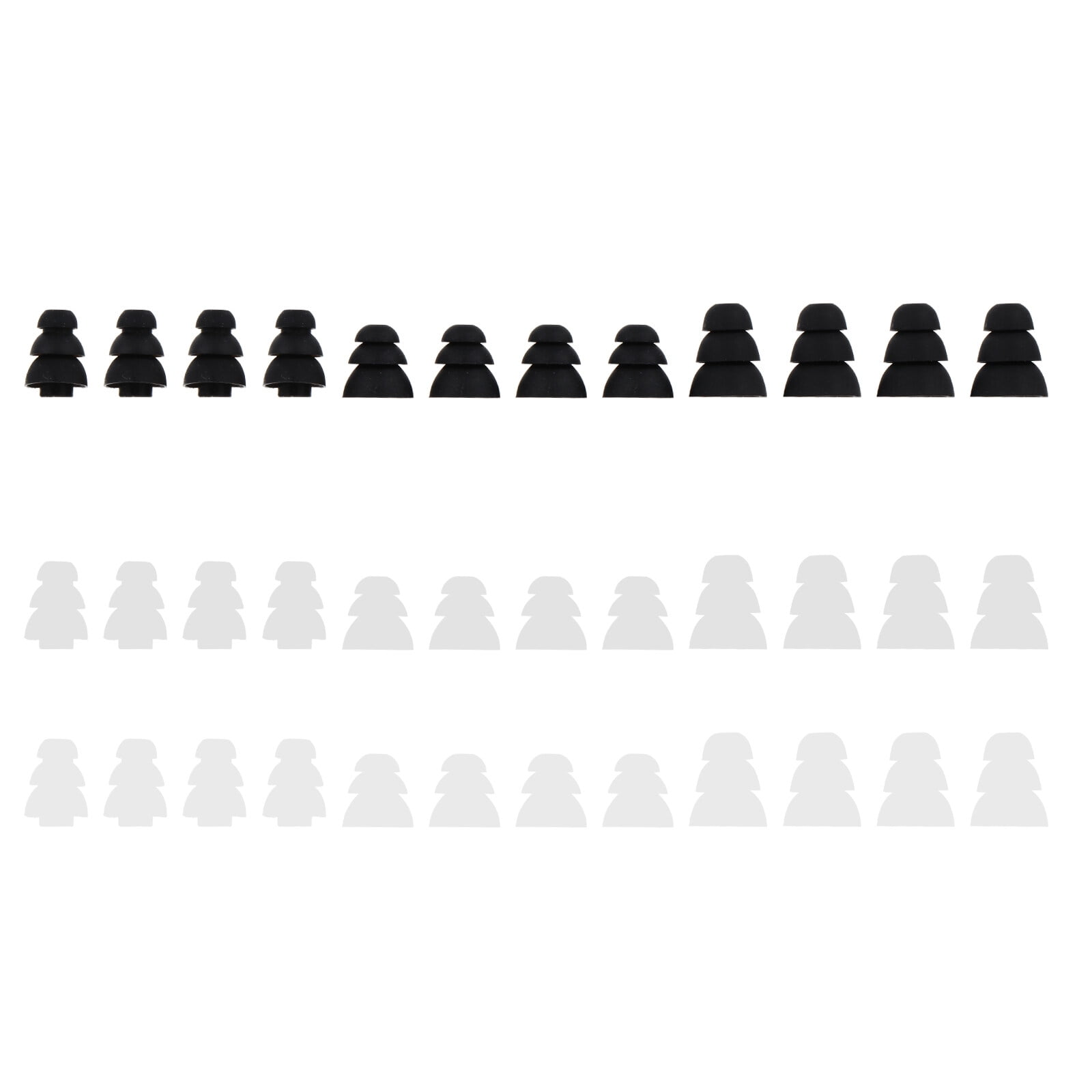 Hemoton 36pcs Silicone Earbud Caps Anti Earbuds Headphone Accessory ...