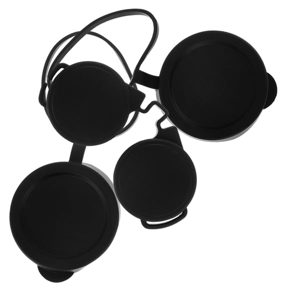Hemoton 3-Pack Rubber Eyepiece Lens Caps Protective Covers for Binoculars, Telescopes, and Optical Lens Accessories