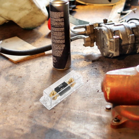 Hemoton 3pcs Car Fuse Box Auto Fuse Holder Block For Car Audio Protects Against Overload And Short Circuit Suitable For All Vehicle Ensures Safety And Longevit 30a