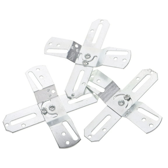 Hemoton 3pcs Ceiling Light Plate Kit Light Crossbar Mounting Bracket Universal Lamp Fixture Hardware Set for Chandelier Wall Light