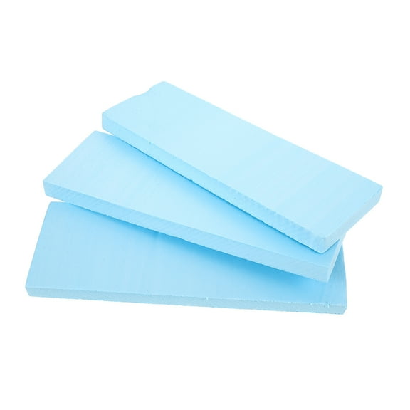 HEMOTON Blue High Density Polystyrene Foam for DIY Crafting Ideal for Art Projects and Miniature Scenery 3pcs