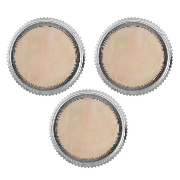 DEEPCRAFF Trumpet Button Base with Shell Inlay 3Pcs for Musical Instruments