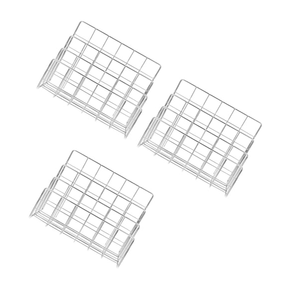 RENACLIPY Mlins Iron Desktop File Holder for Storage - 3Pcs