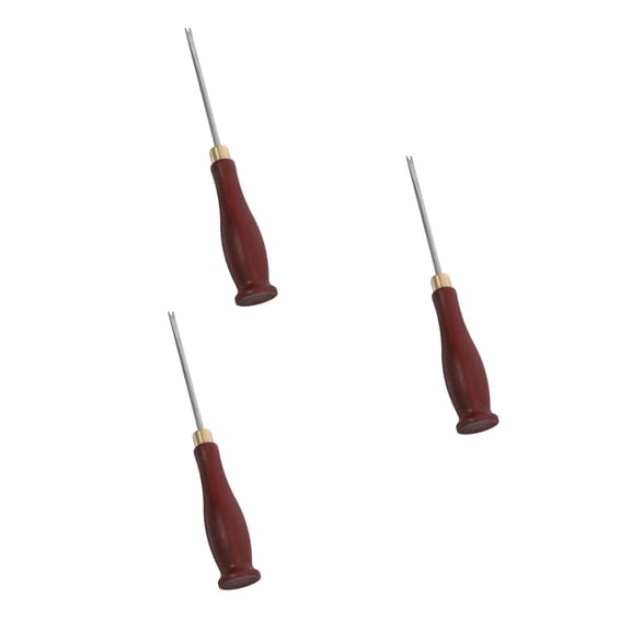 Hemoton 3pcs Diy Handcraft Stuffing Tool With Wooden Handle For Dolls Plush Toys Effort-Saving And High Efficiency Durable Easy To Use For Crafting