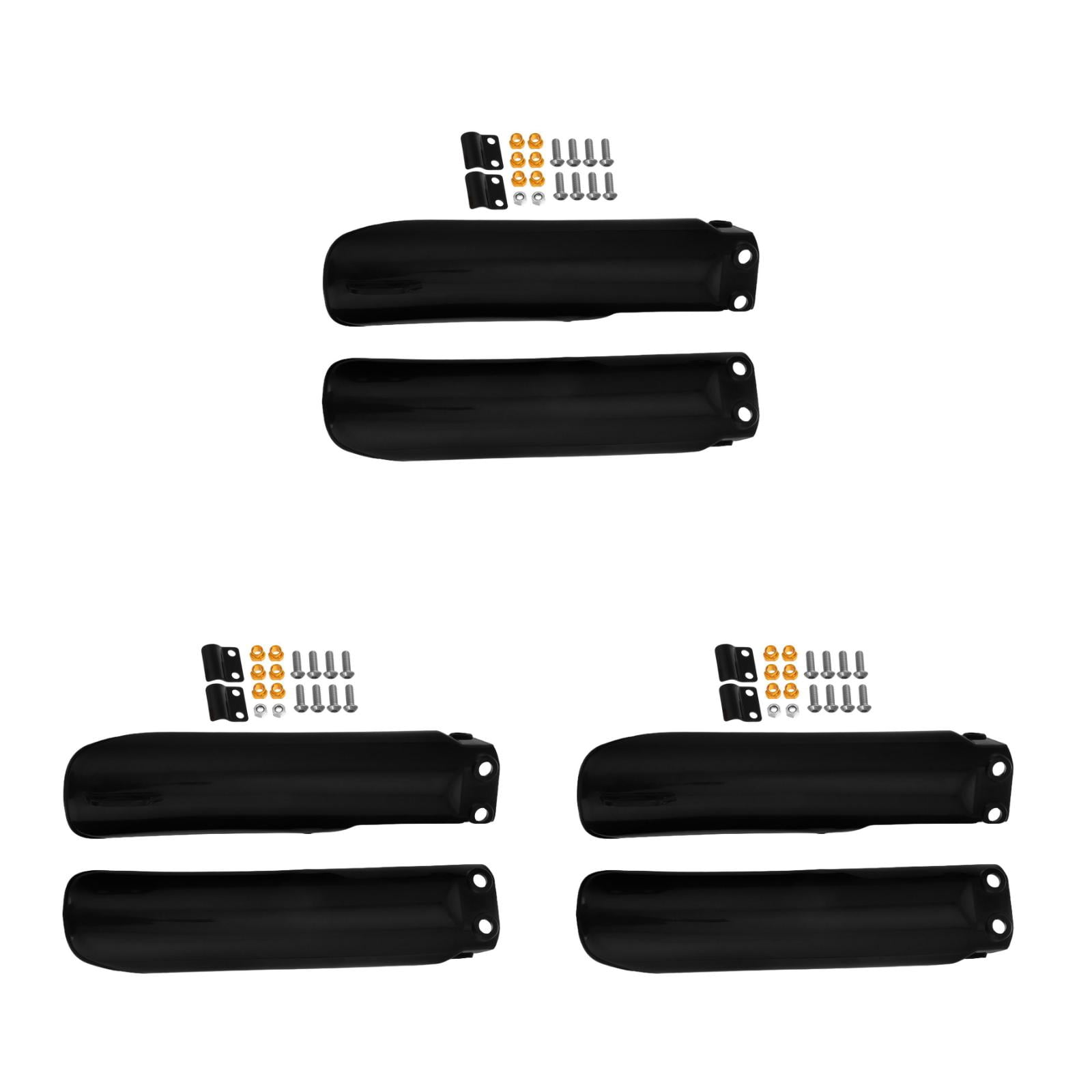 2-Pack 360mm Rubber Fork Boot Covers – Suspension Dust Shields For Dirt Bikes & Motorcycles