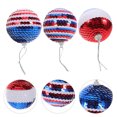 thumbnail image 1 of Hemoton 3pcs Independence Day Hanging Ornament Independence Day Ornament Decorative Balls Independence Day Party Decorations Hanging Decors, 1 of 8