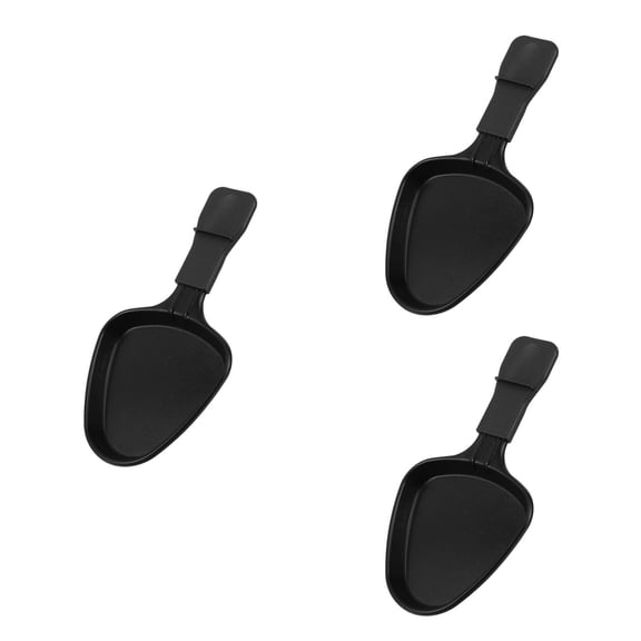 Hemoton 3pcs Indoor Grill Small Raclette Kitchen Cooking Mini Grill Raclette Grill Portable Cheese Raclette Kitchen Grilling Cheese Melting Tray