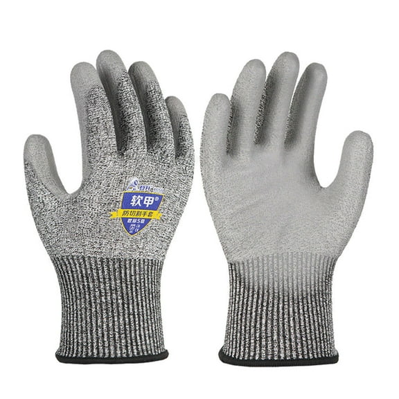 Hytrove Anti-Cutting Hand Protection Gear For Forging And Welding 3Pairs 10.2X4.7In