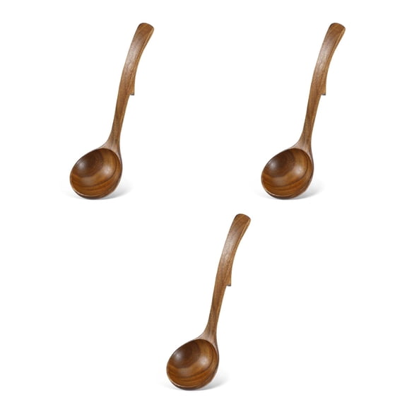 UPGRATOR Non-Stick Wooden Spoon Home Cooks 3Pack 9.43X2.75X1.18In