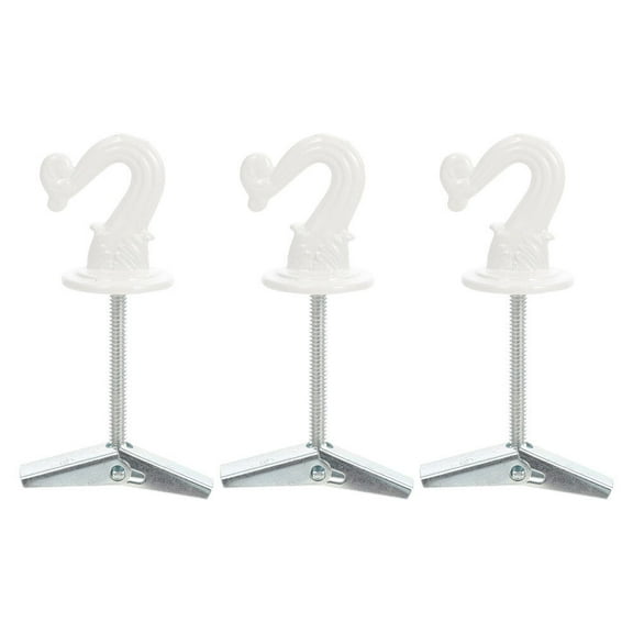 RENACLIPY Foldable Light Hook Zinc Alloy Hanging Home Supplies Garage 3pcs