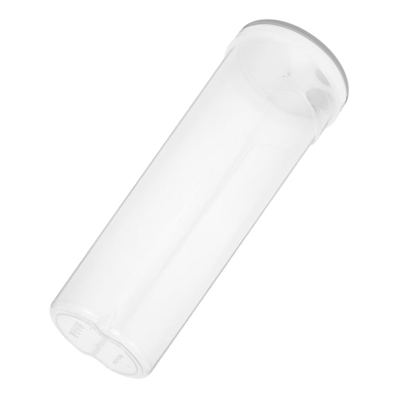 Hemoton 3pcs Multifunction Plastic Food Storage Spaghetti Noodles Container Clear Storage Box for Grain Cereal Oatmeal Nuts Beans (Khaki)