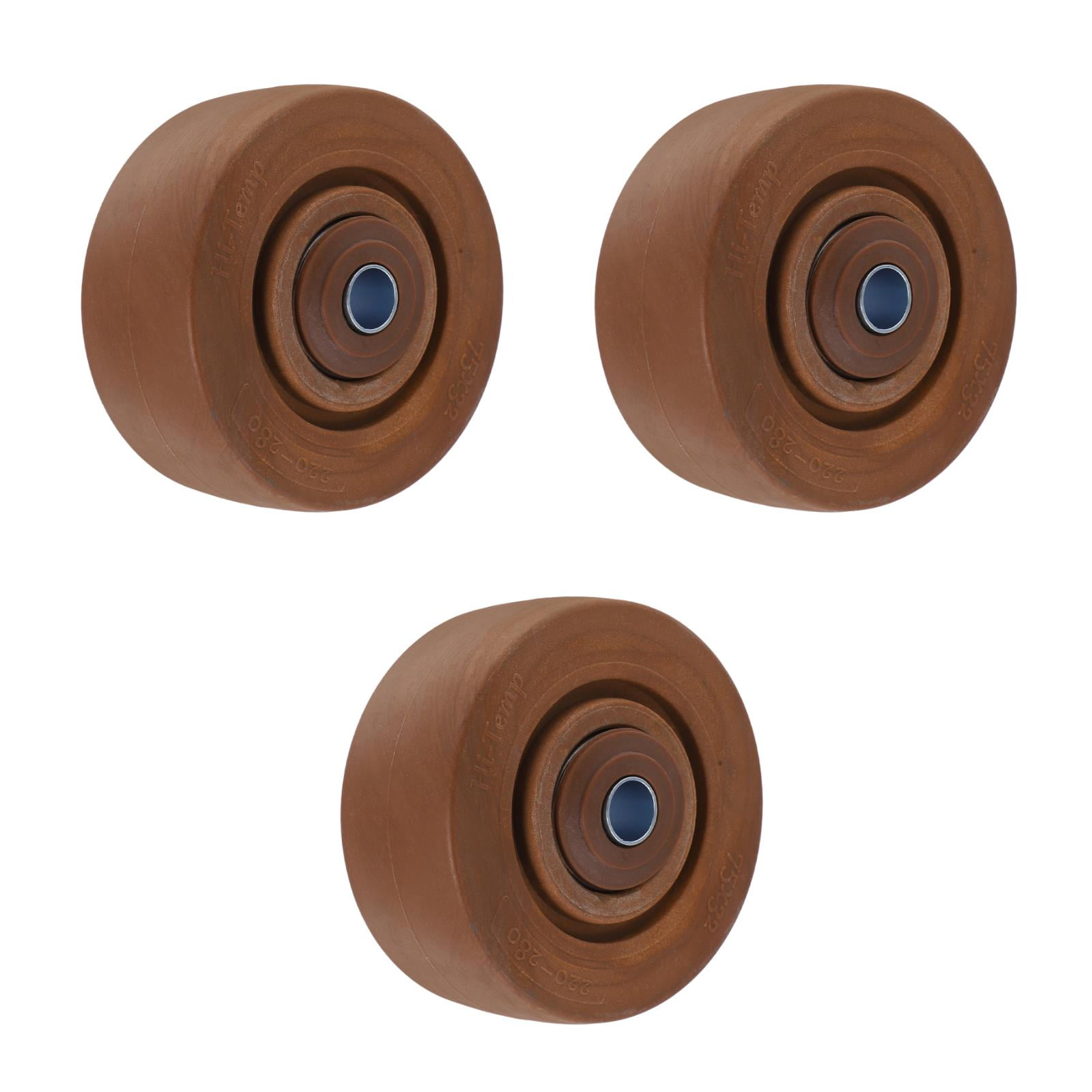 Hemoton 3pcs Oven Rack Wheel Heavy Duty High Temp Caster Wheel Wear ...