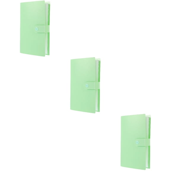 Hemoton 3pcs Paper Money World Album Book Bill Banknote Stamp Holder