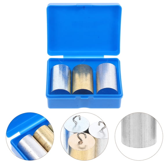 Hemoton 3pcs Physics Teaching Instrument Density Measurement Density Cylinder Experiments Density Cylinders For Specific Gravity Experiments