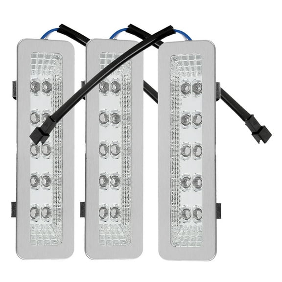 Hemoton 3pcs Rectangle Cooker Lights High Brightness Led Range Hood Lights Led Kitchen Light Fixture Range Hood Lighting Tool Kitchen Supply