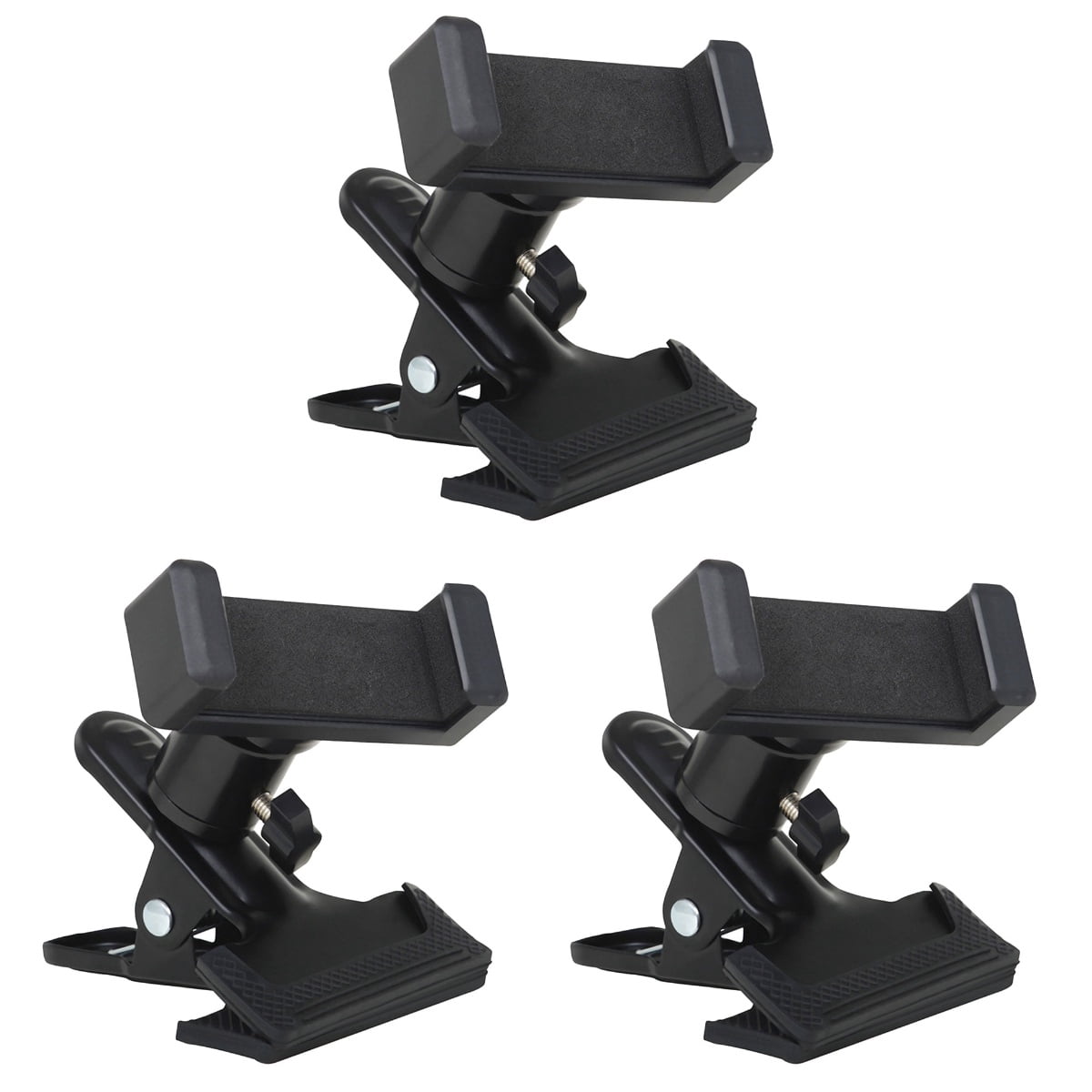 SOPOTUTU Guitar Phone Supporting Bracket Black for Live Streaming and Recording
